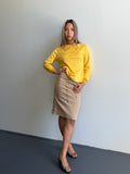 Gucci Tomford Era Cotton Drawstring Skirt