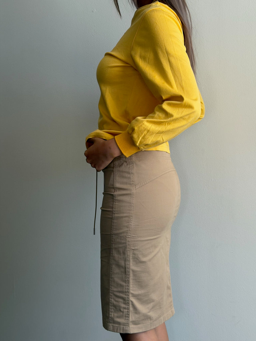 Vintage Christian Dior Sport Yellow  L/S Top