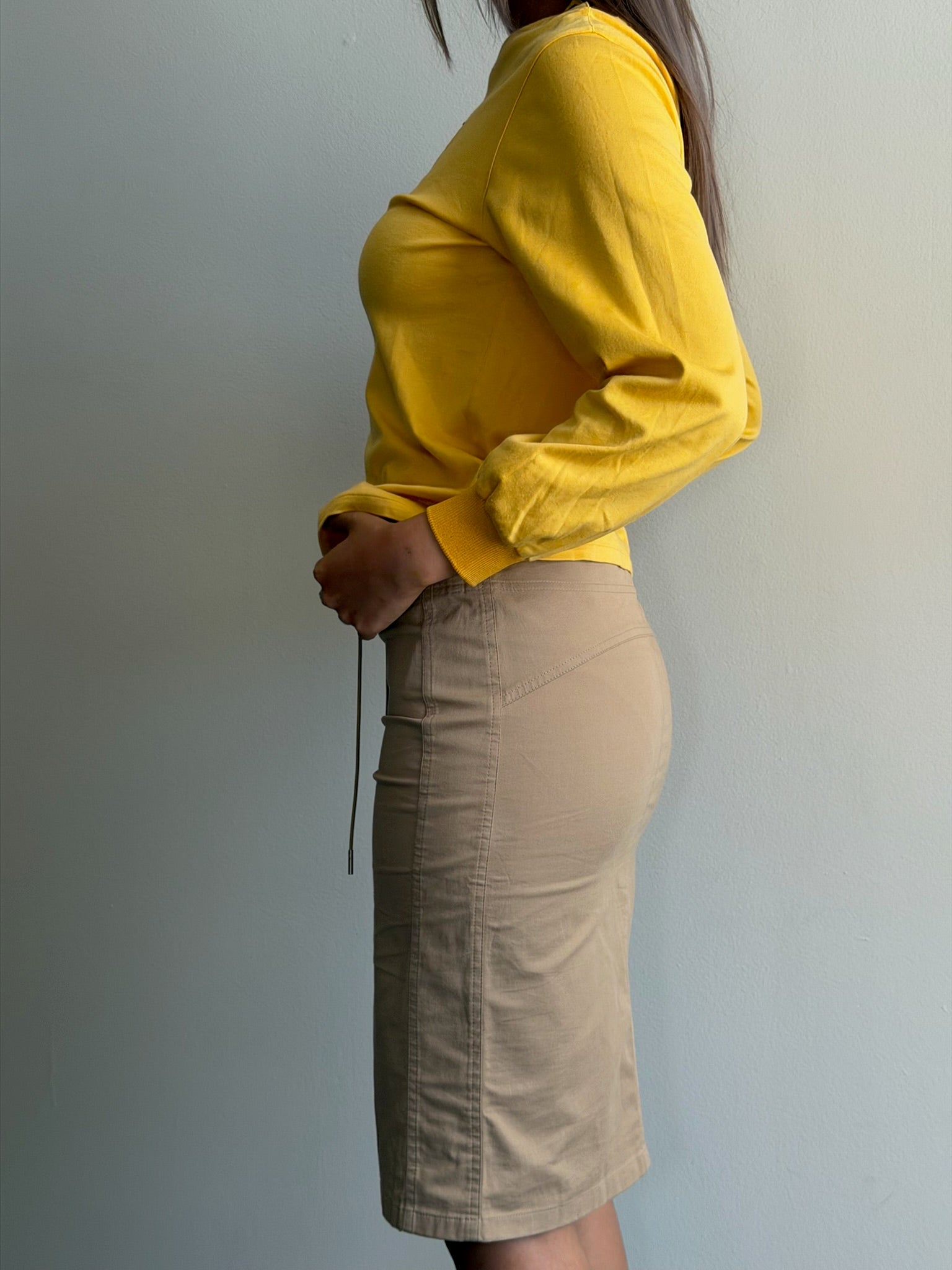 Vintage Christian Dior Sport Yellow  L/S Top