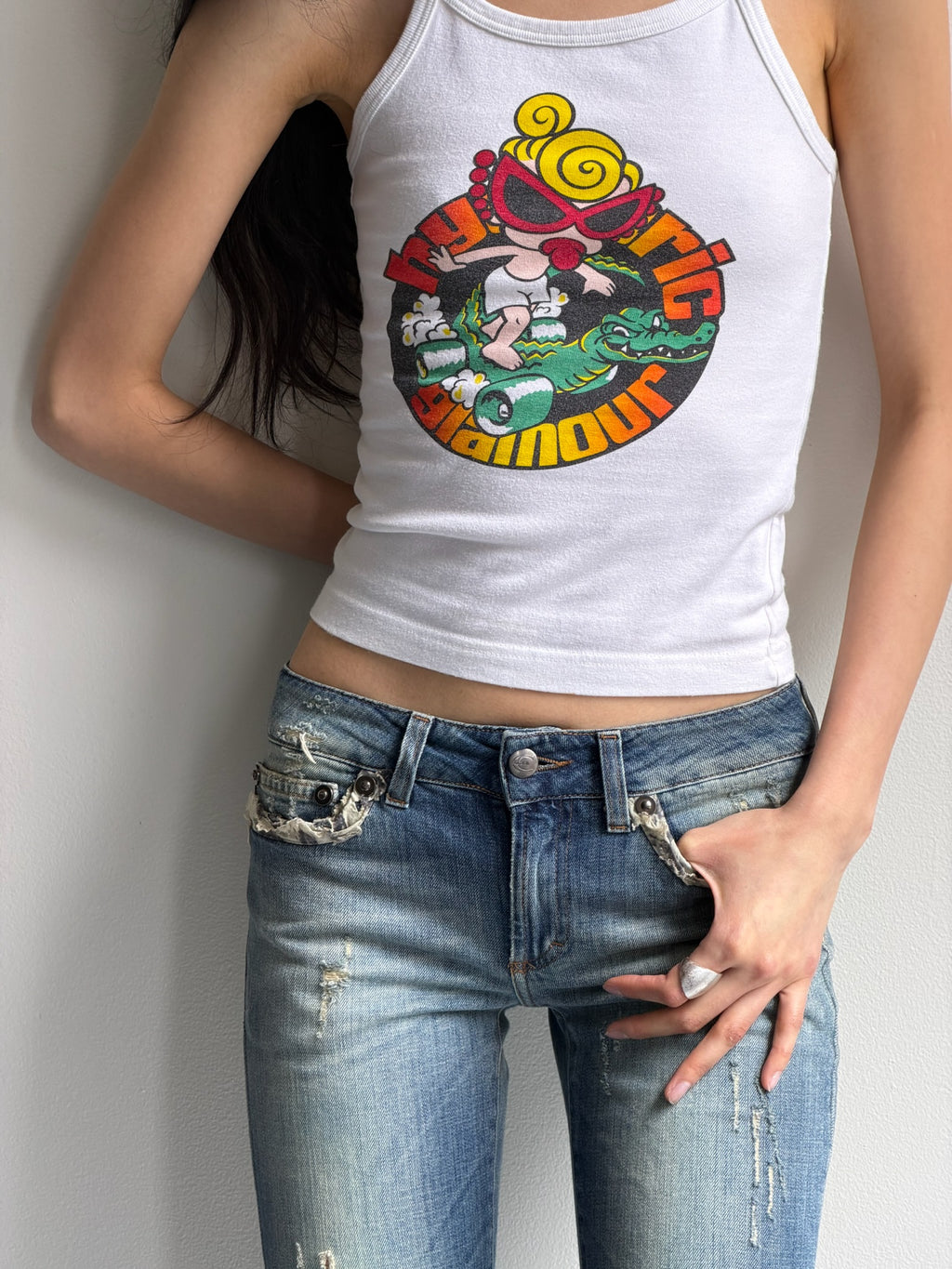 Hysteric Glamour Band Mini Tank Top