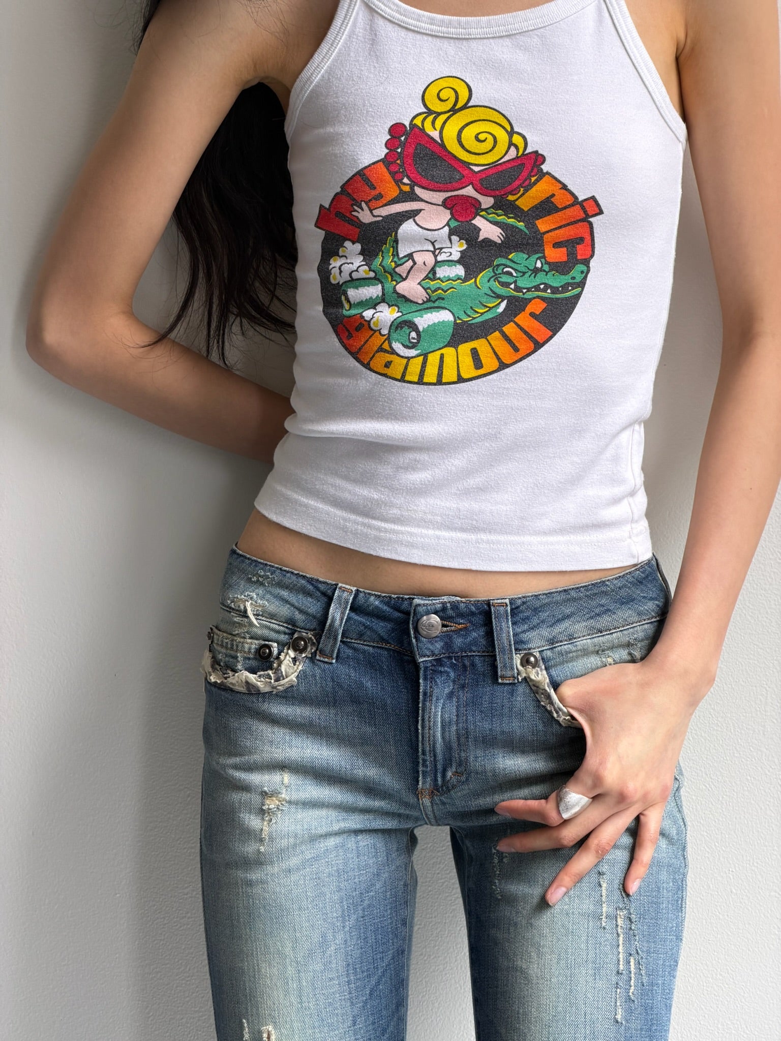 Hysteric Glamour Band Mini Tank Top