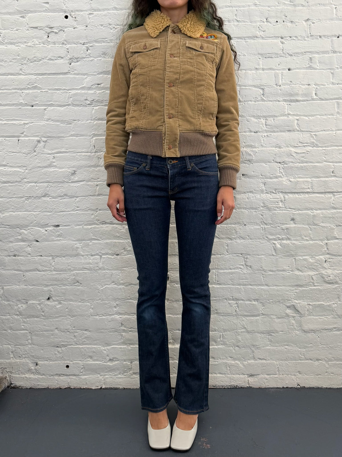 Hysteric Glamour Embroidered Corduroy Jacket