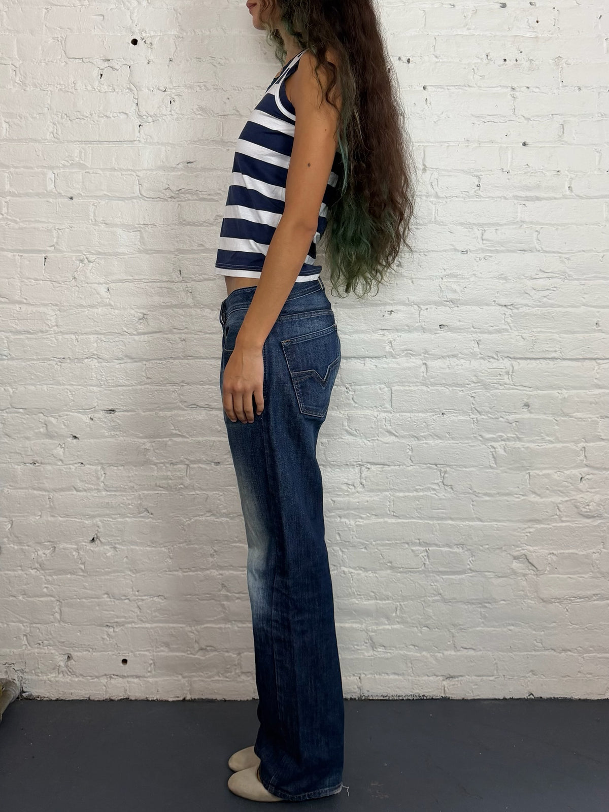 2014 Junya Watanabe Comme Des Garçons Striped Tank Top