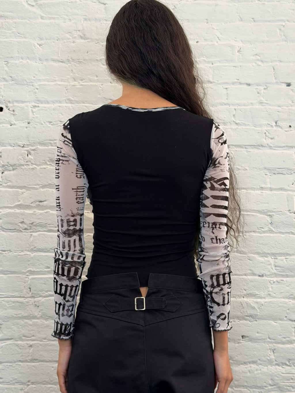 Unbranded News Print Top