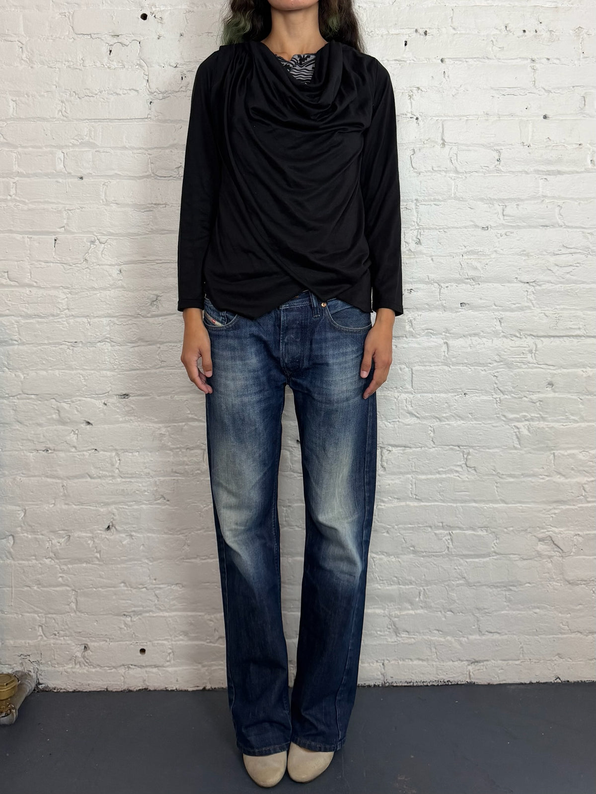 Semantic Design Layered Draping Top