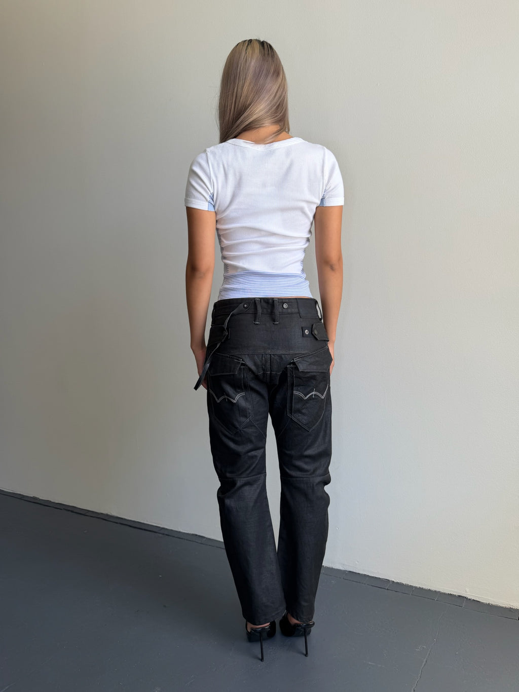 Vintage Edwin E Function 3D Twisted Le Wax Jeans