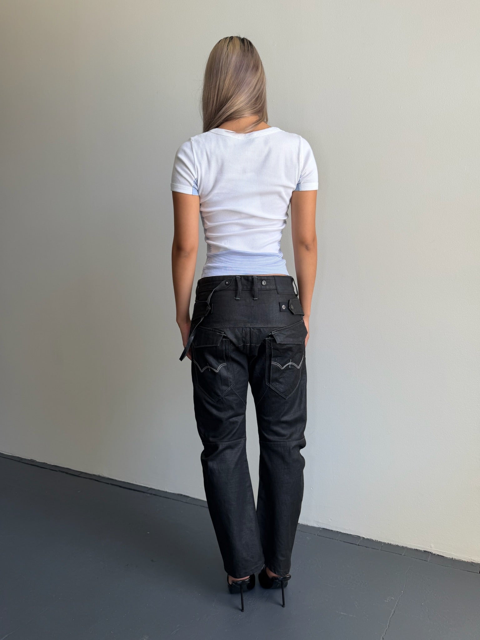 Vintage Edwin E Function 3D Twisted Le Wax Jeans