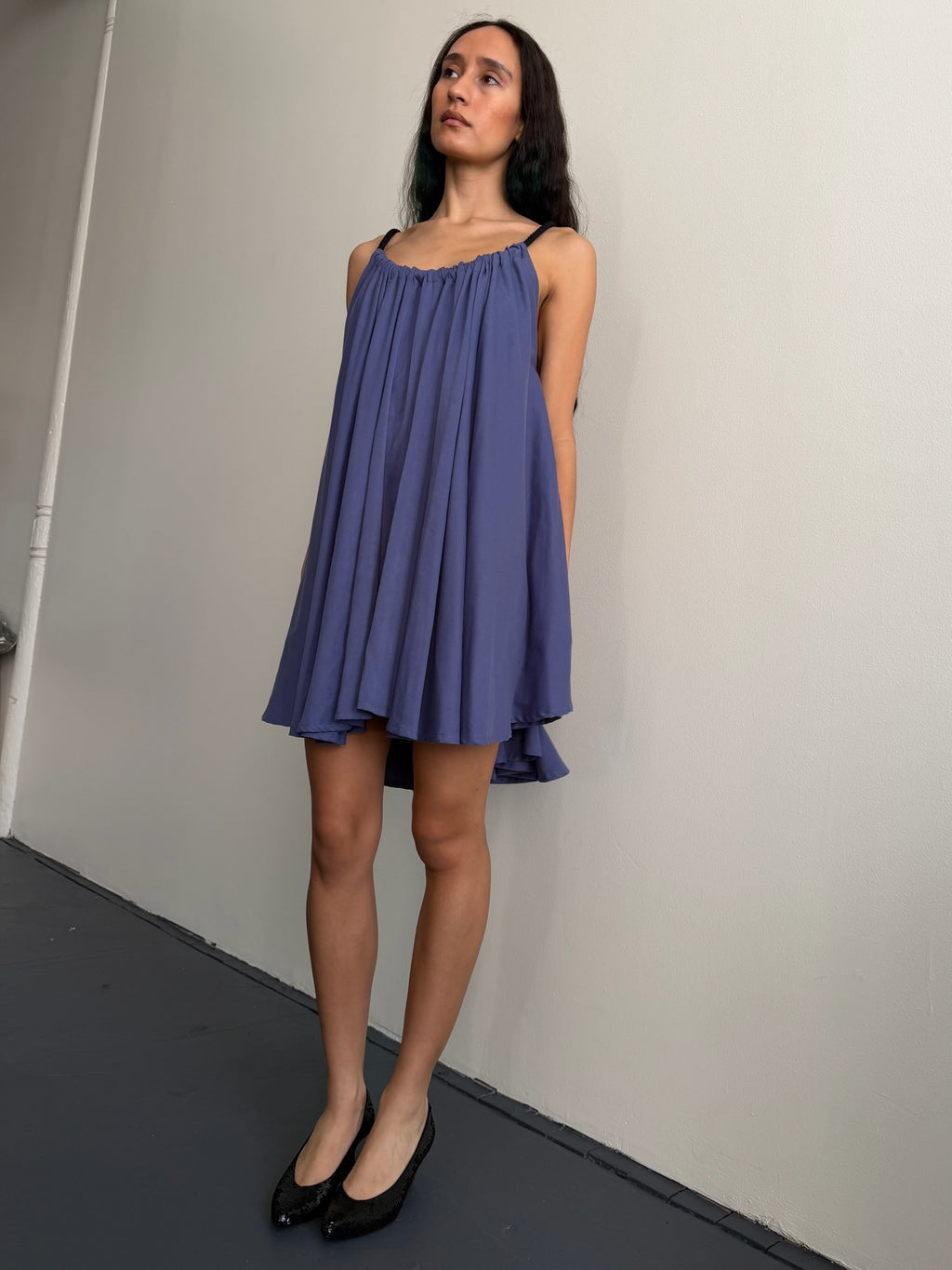 2017 Yohji Yamamoto Limi Feu Sleeveless Mini Dress