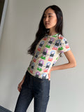 Sandy Liang Pep Margot Print Graphic Tee
