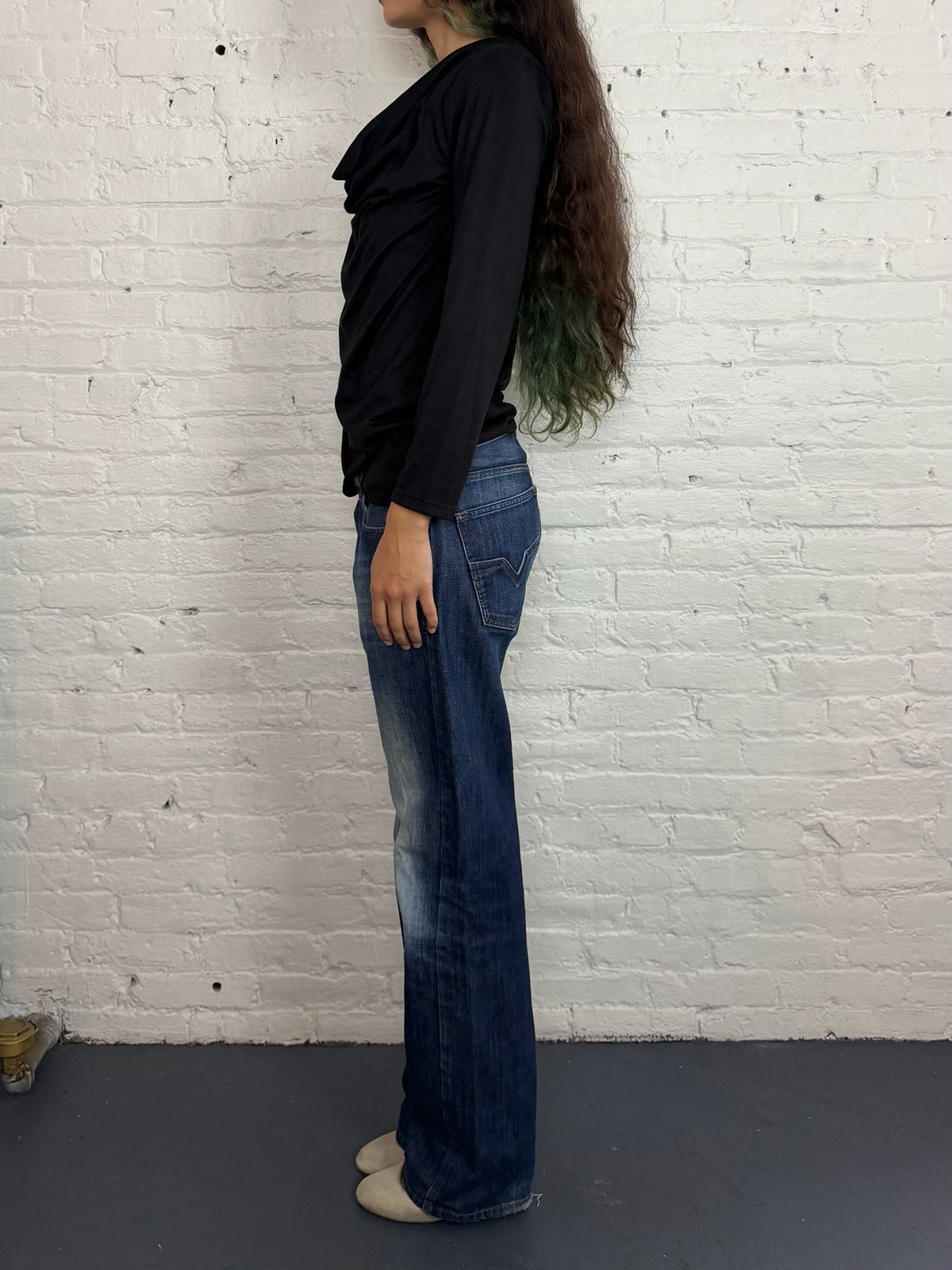 Semantic Design Layered Draping Top
