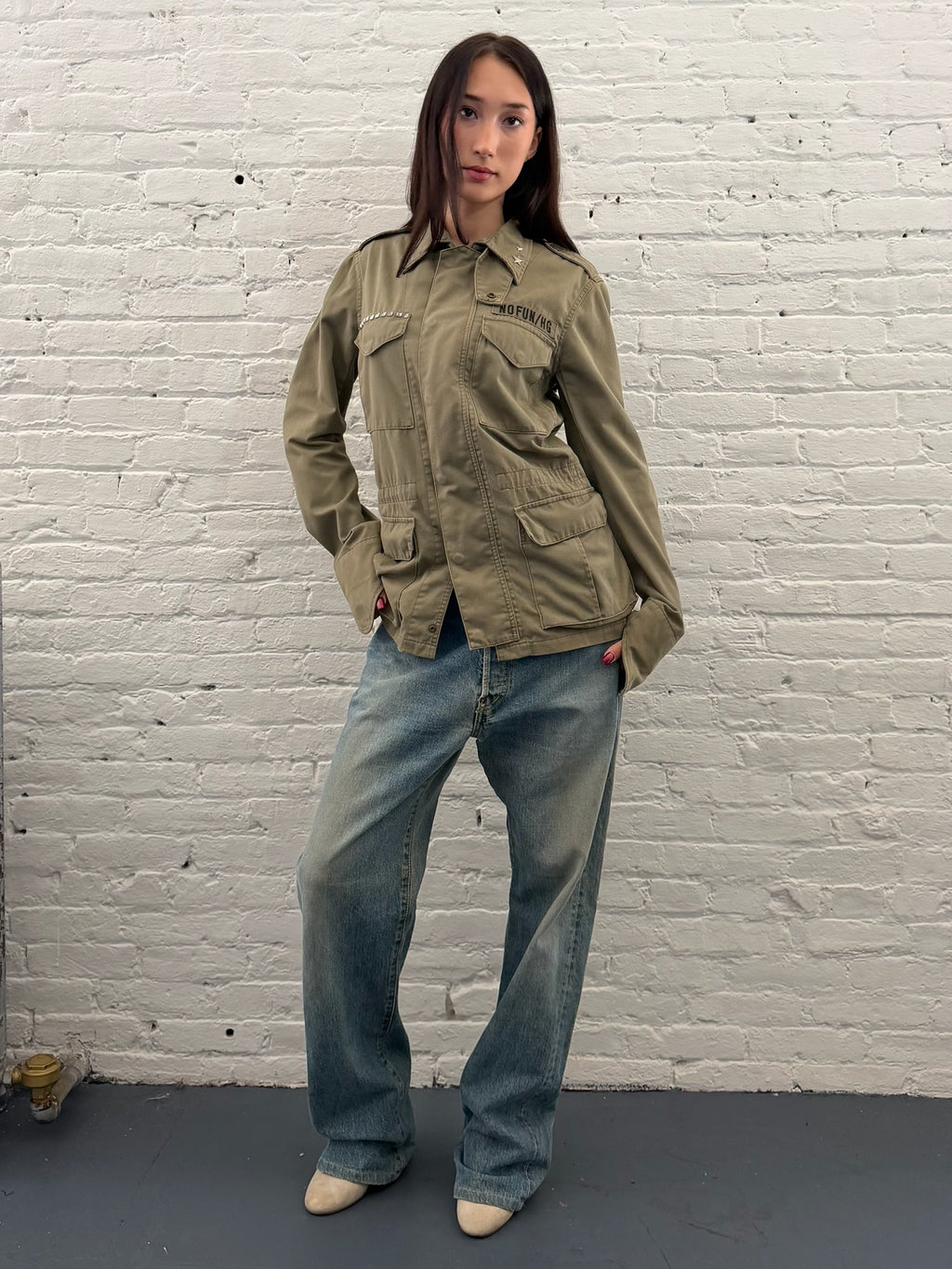 Hysteric Glamour Olive M-65 No Fun Jacket