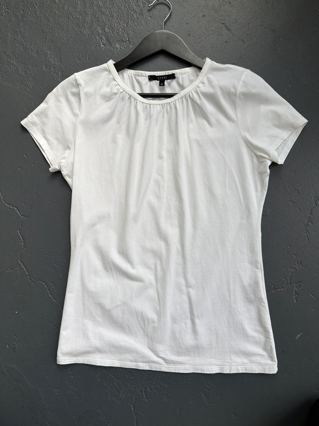 Gucci Cotton S/S Crewneck Top