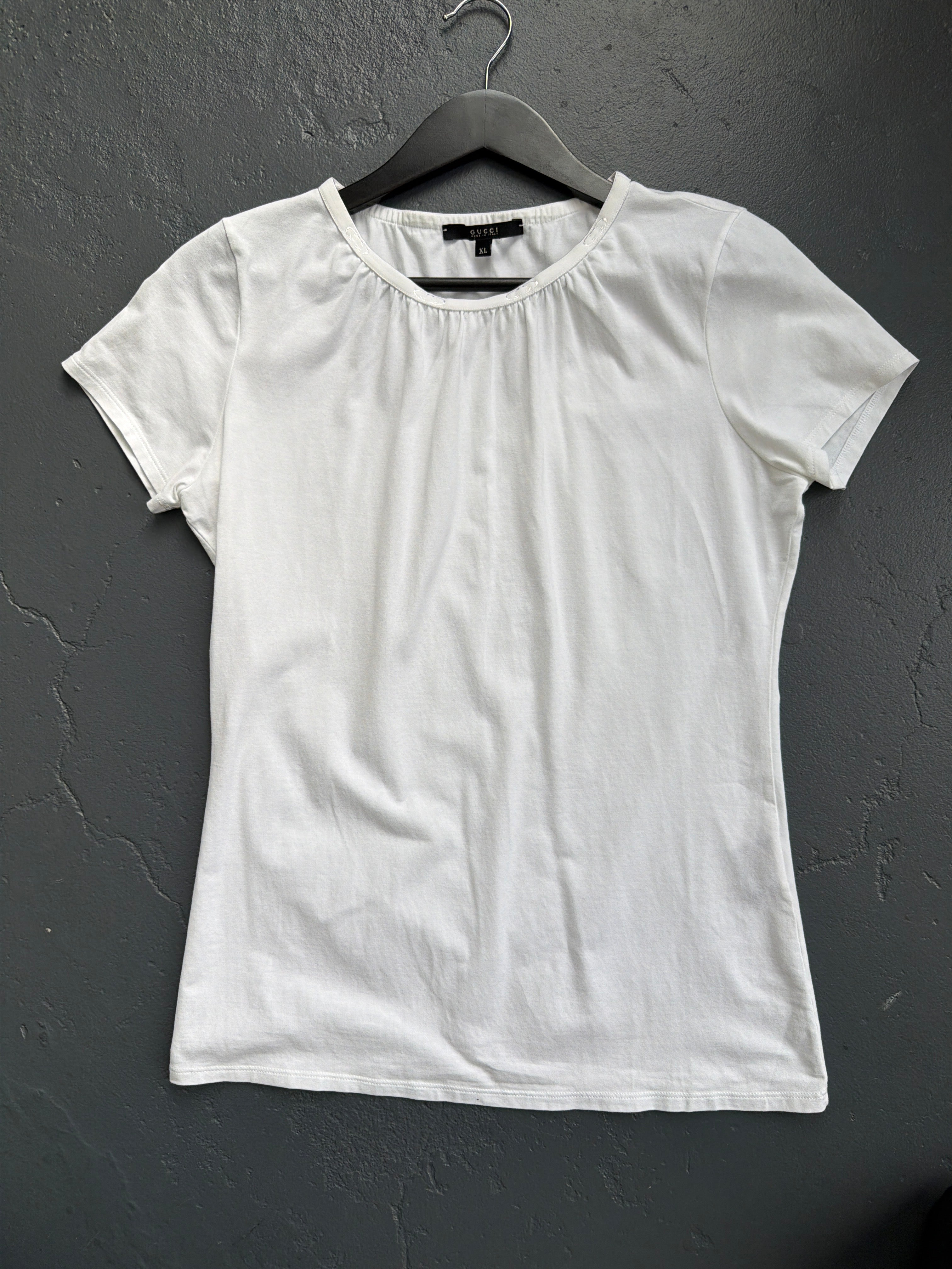 Gucci Cotton S/S Crewneck Top