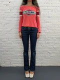 Hysteric Glamour Velvet Diamond Graphic Top