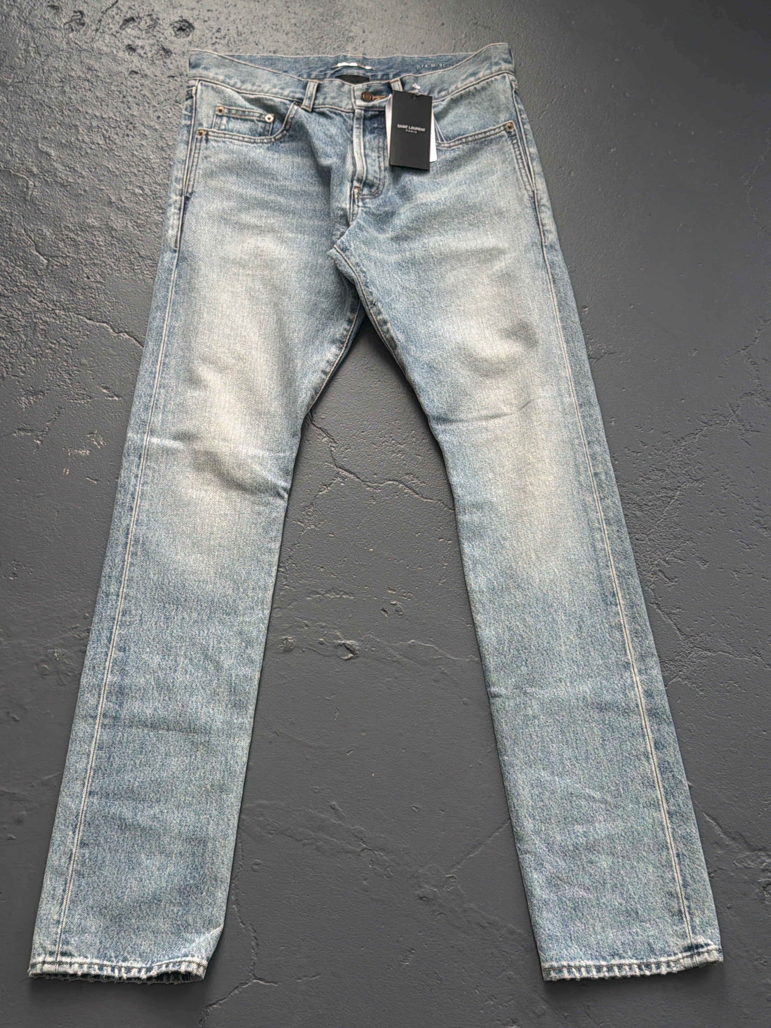 YSL Hawaii Blue Slim Fit Jeans