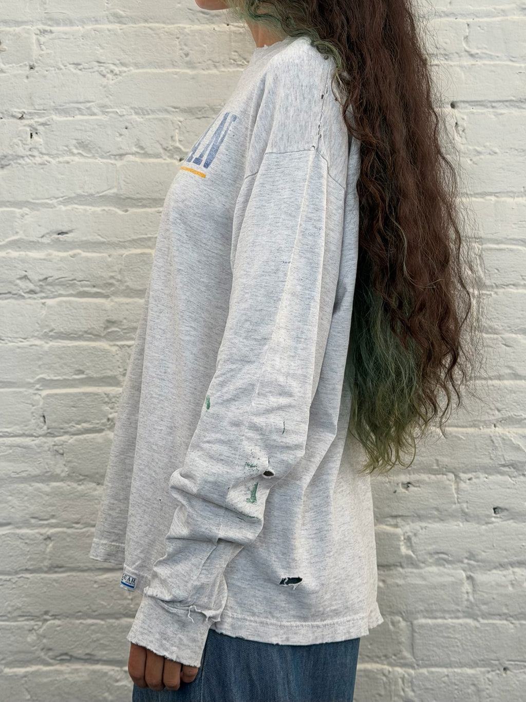 Vintage Gear Michigan Distressed L/S T-Shirt