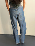 Levi’s Engineered Washed Indigo Buckle Back Jeans 33