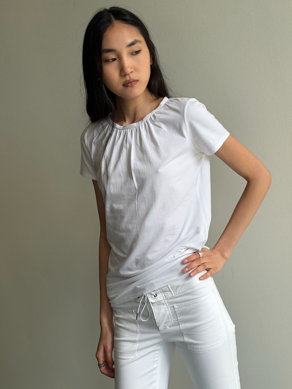Gucci Cotton S/S Crewneck Top