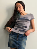 Marithe Francois Girbaud Ribbed Graphic Top