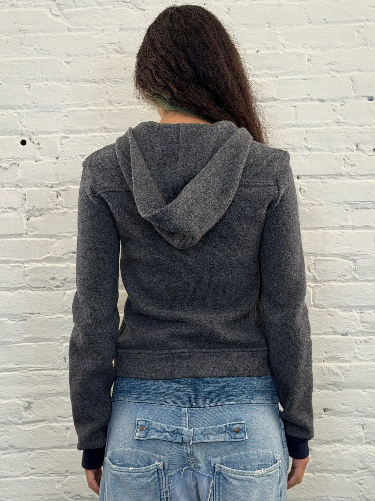 DOLCE & GABBANA JEANS ZIP-UP HOODED JACKET