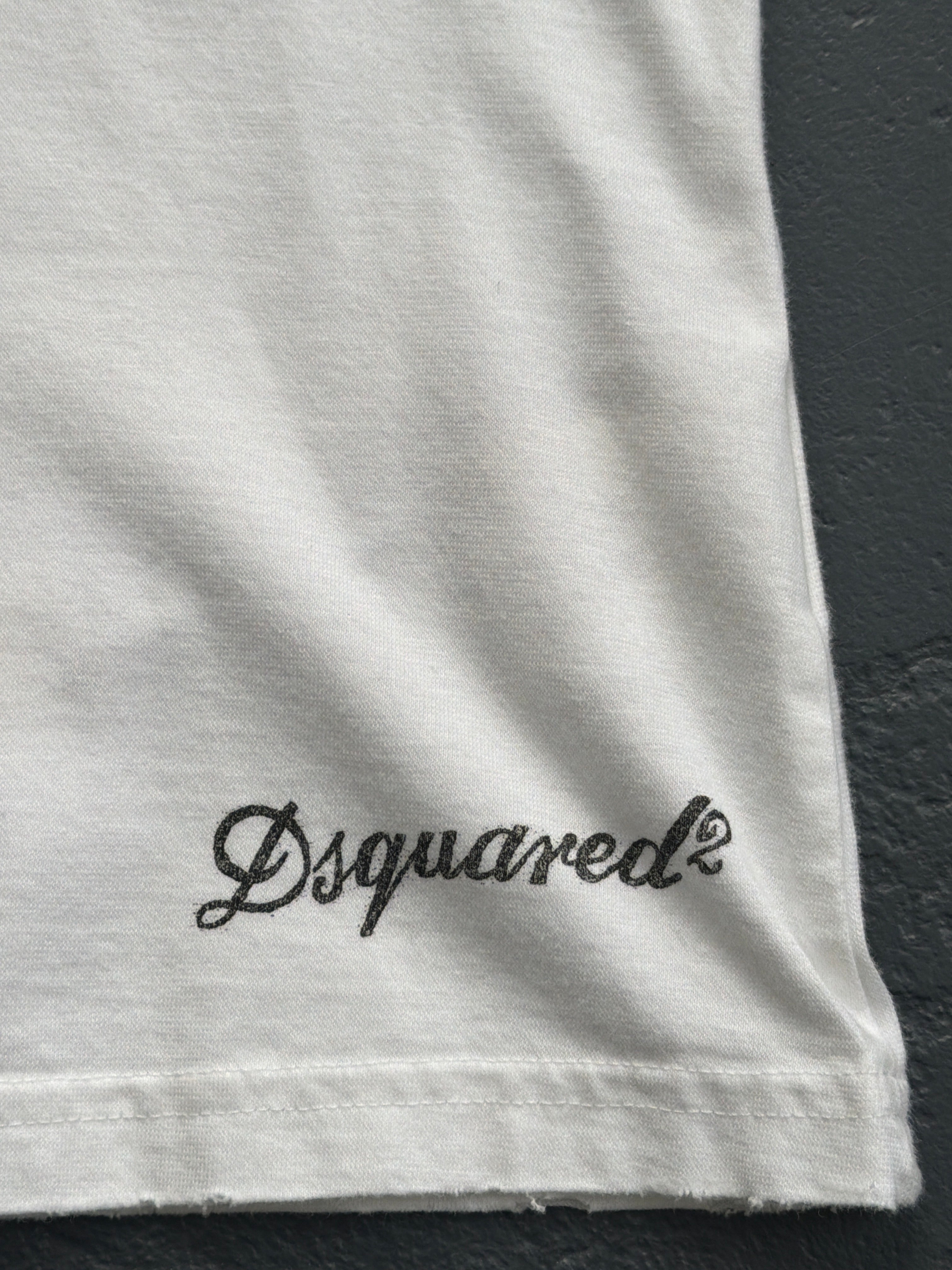 2006 Dsquared2 Distressed Ring Tee