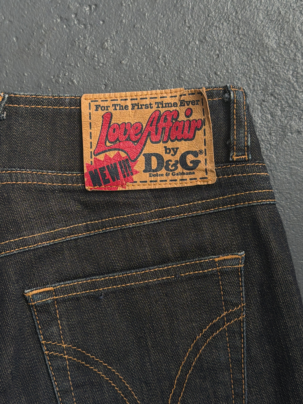Vintage Dolce & Gabbana Love Affair Sailor Jeans