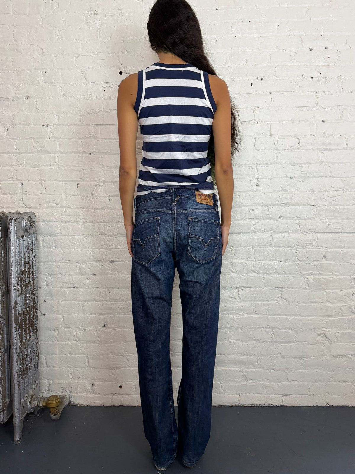2014 Junya Watanabe Comme Des Garçons Striped Tank Top