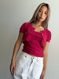2000s Loewe Magenta Wool Two-Piece Sets