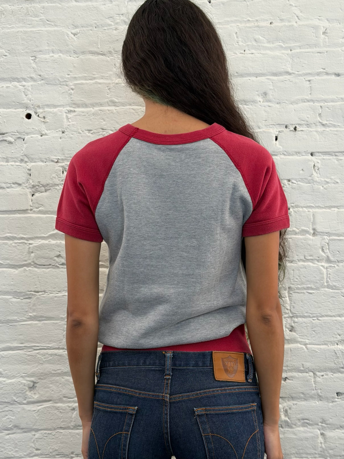 Hysteric Glamour Two-Tone Raglan Sweatshirt