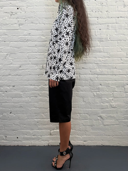 90s A Bathing Ape Star All-Over Print Shirt