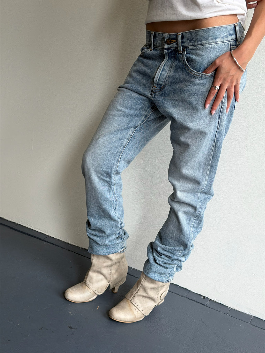 YSL Hawaii Blue Slim Fit Jeans
