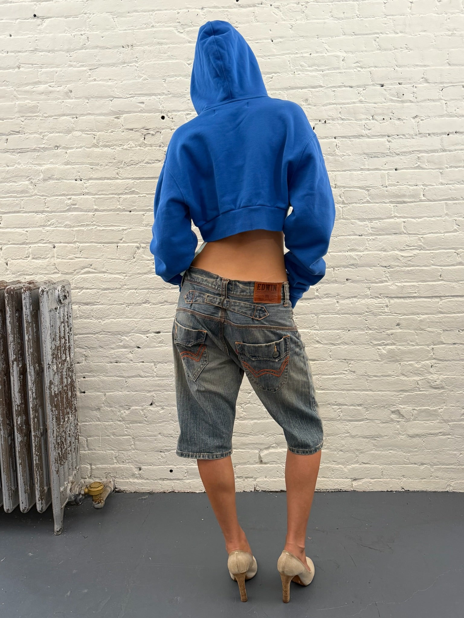 2017 Off-White Cropped Hoodie