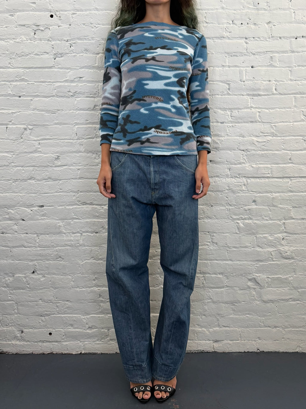 Vintage Hysteric Glamour Graphic Camo Thermal