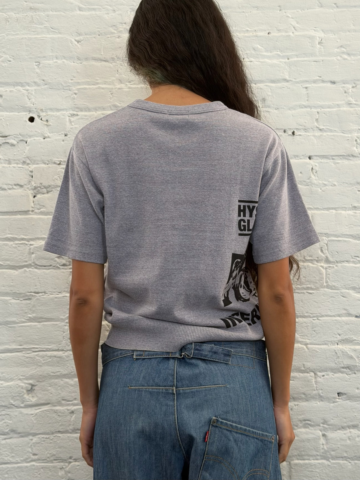 Vintage Hysteric Glamour Light Grey International Sweater