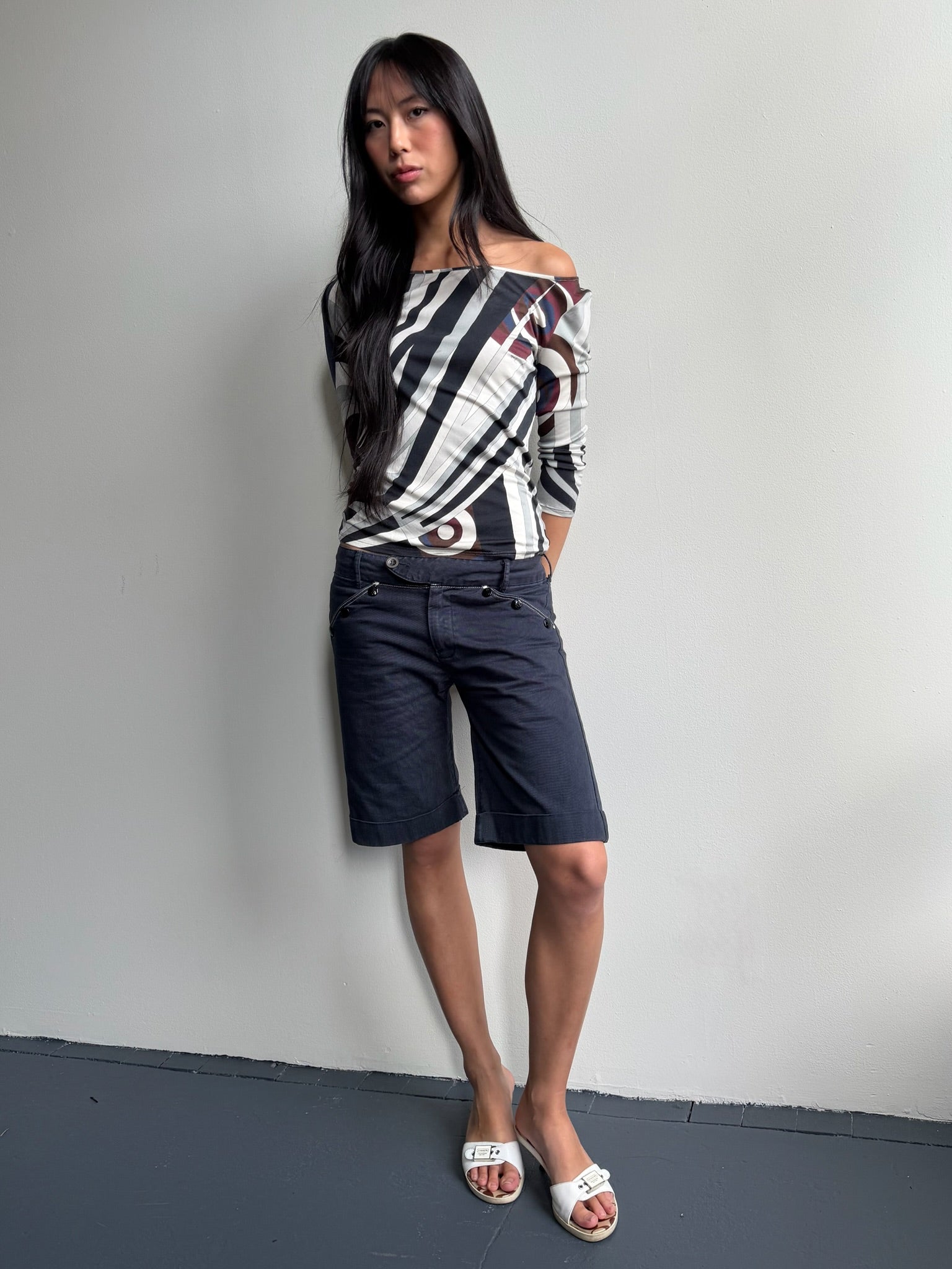Kapital Navy Sailor Short
