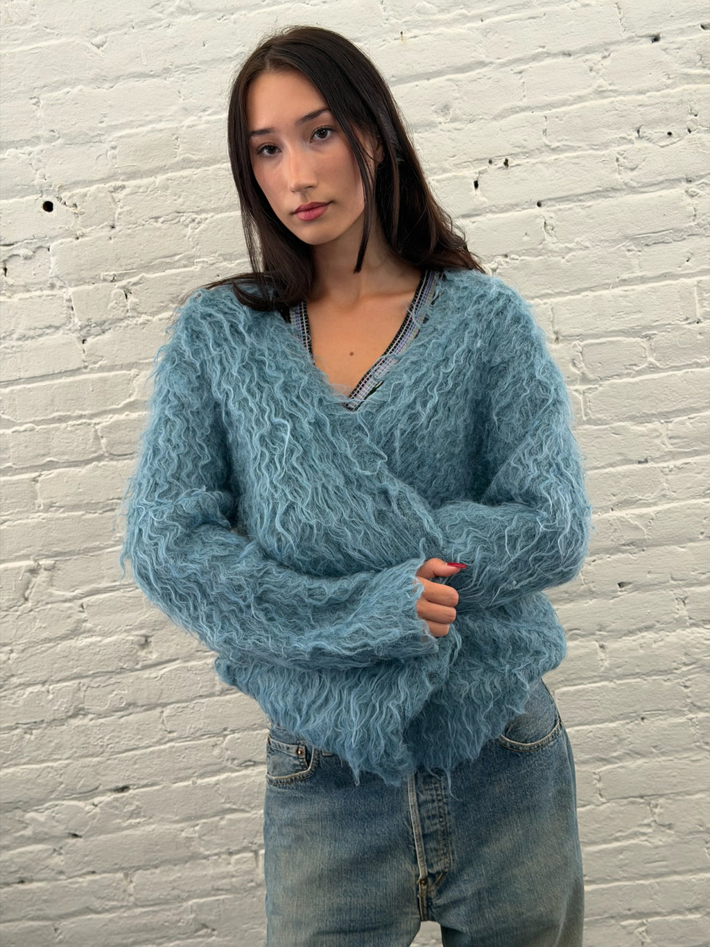 Public Tokyo 23AW Teddy Knit Cardigan