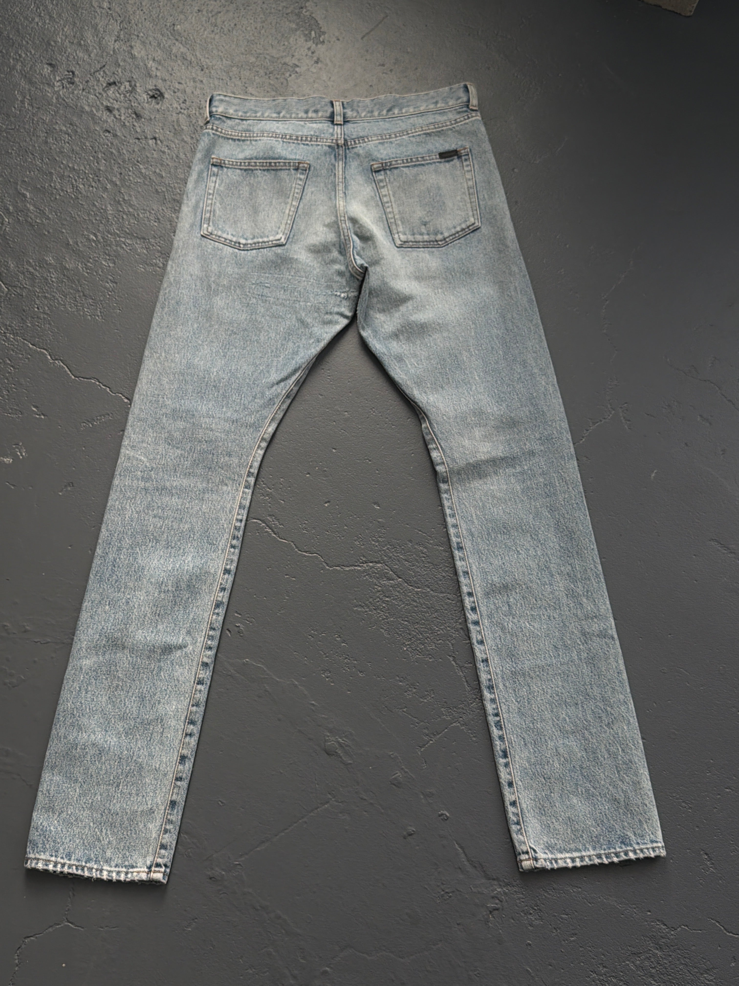 YSL Hawaii Blue Slim Fit Jeans