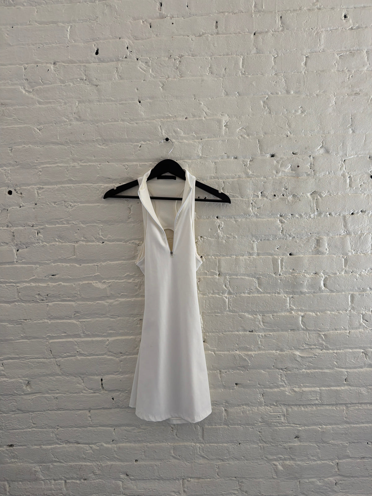 Hyein So Half Zip Sleeveless Mini Dress