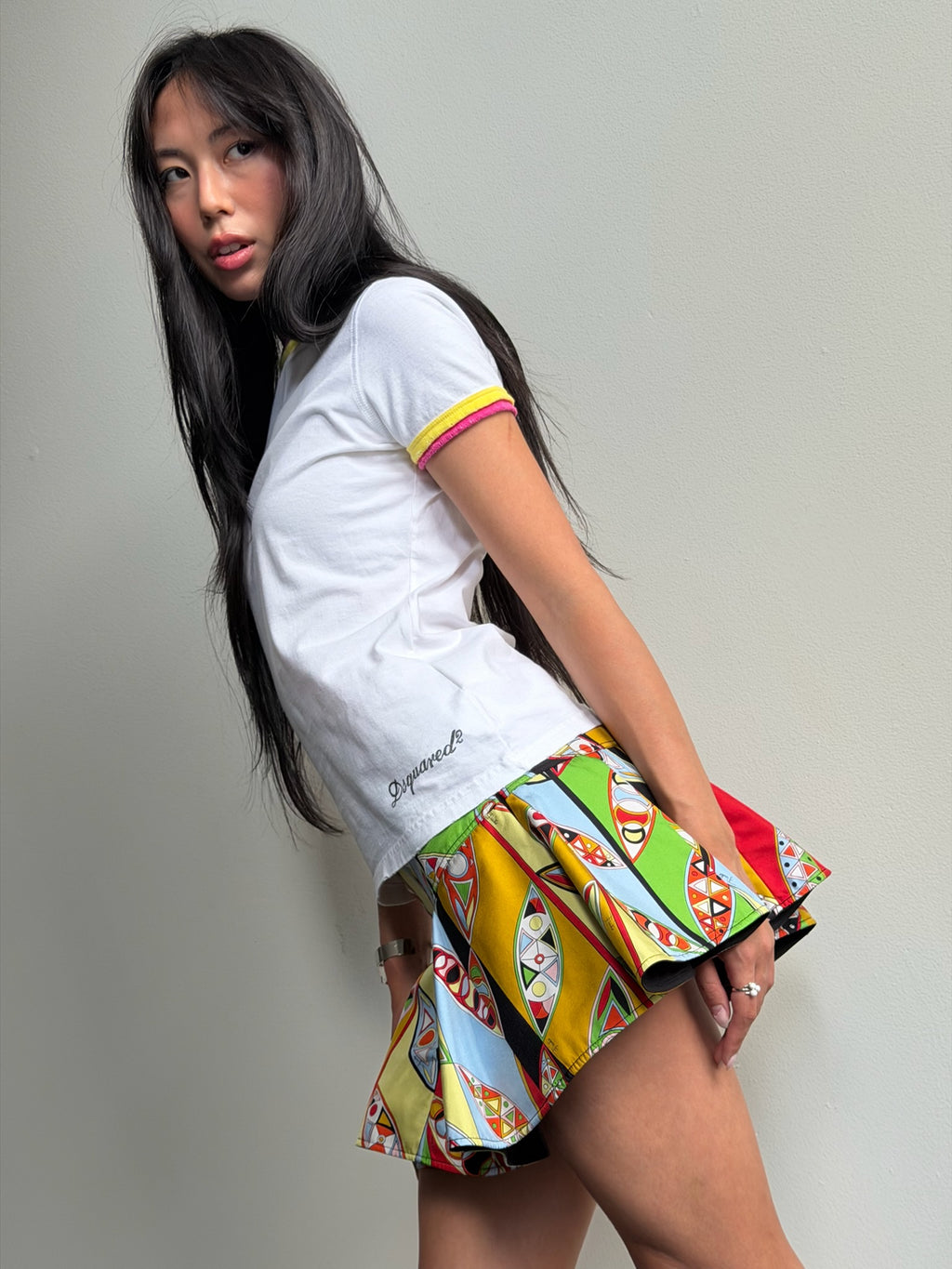 2006 Dsquared2 Distressed Ring Tee