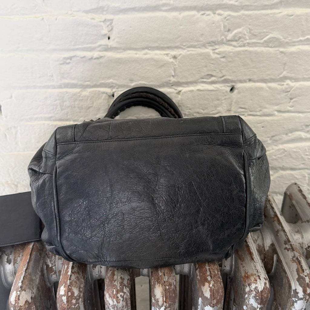 FW12 Balenciaga Black Acier Lambskin Sunday Tote