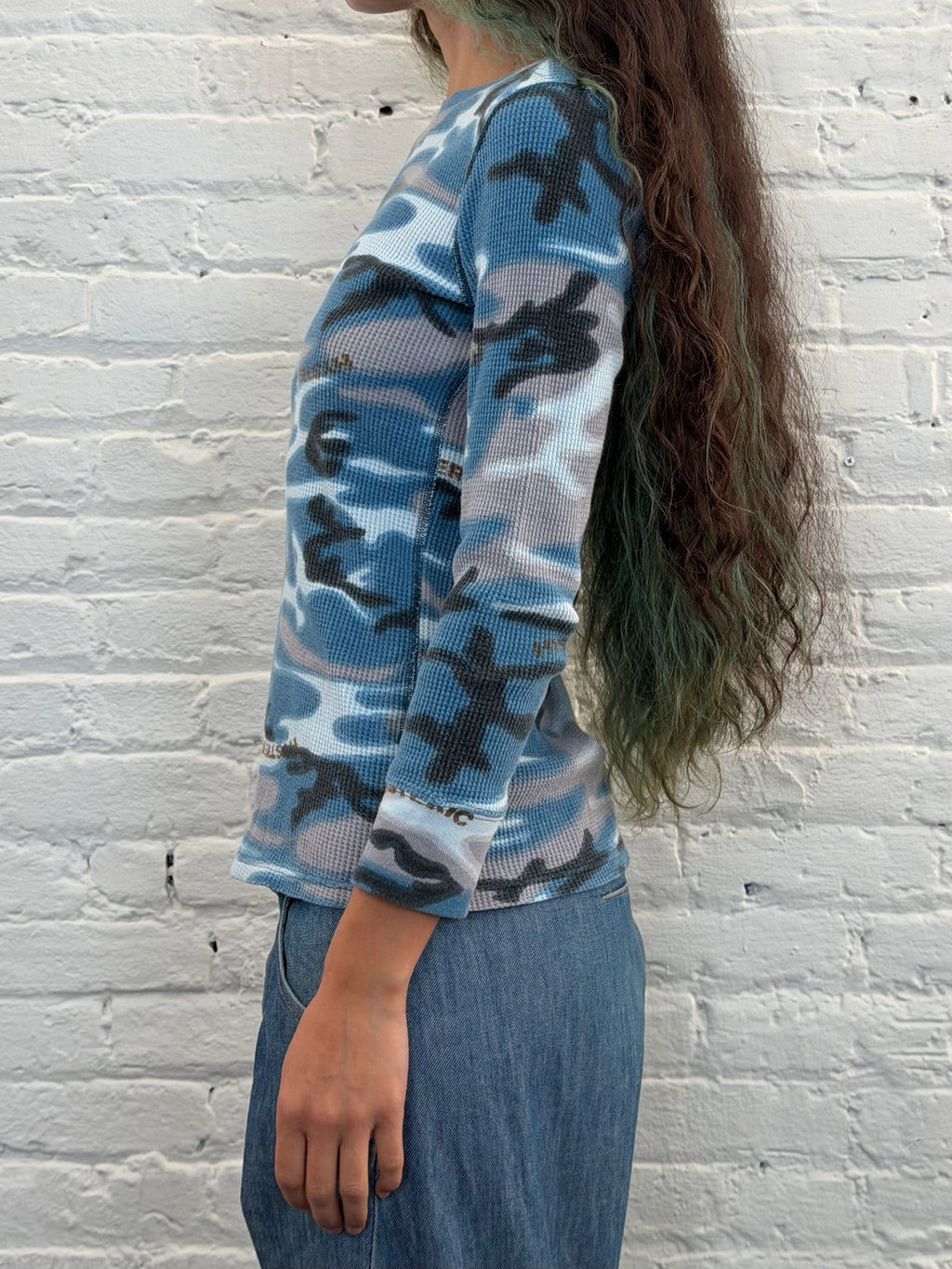 Vintage Hysteric Glamour Graphic Camo Thermal