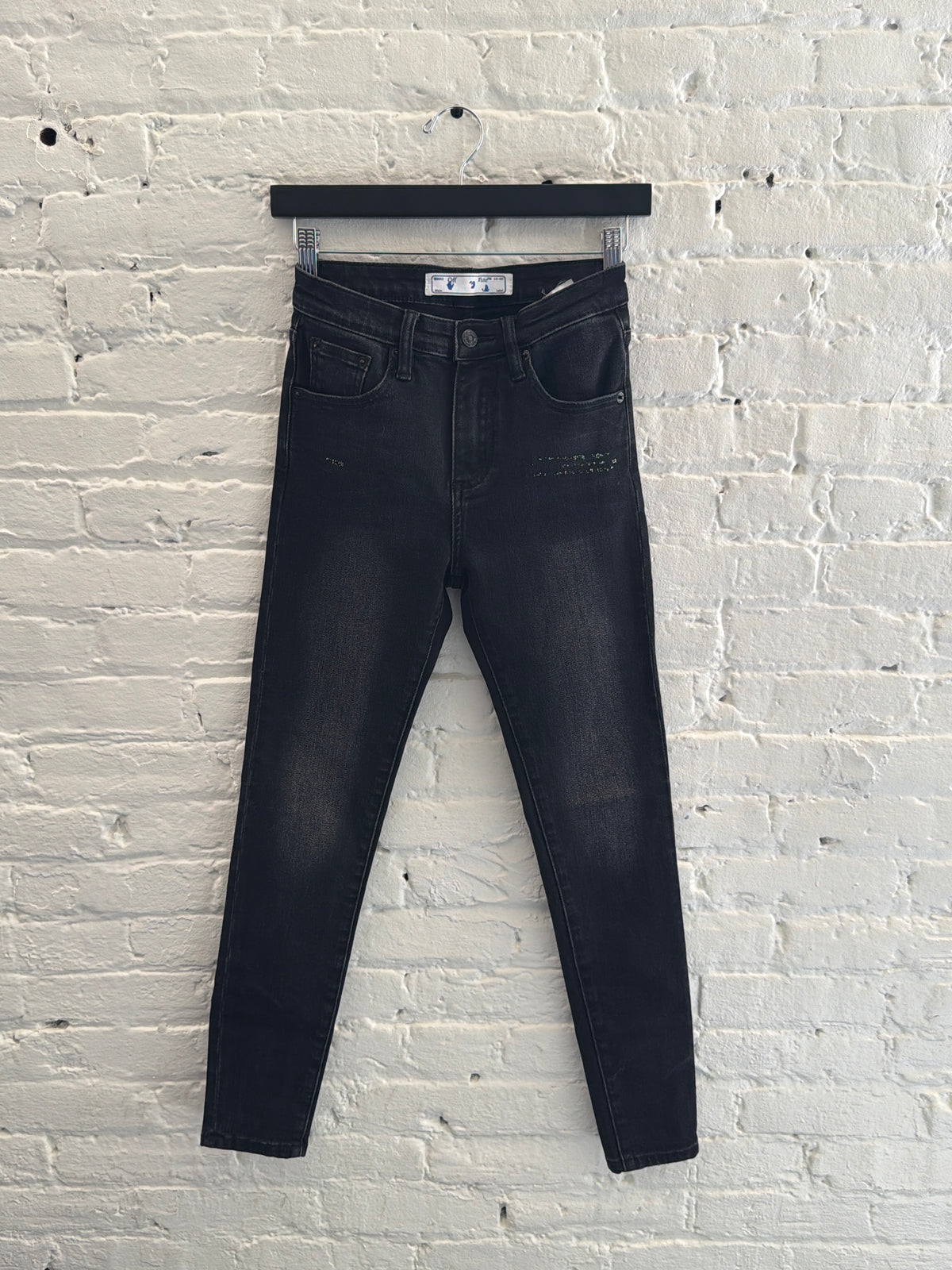 Off White Skinny Fit Jeans
