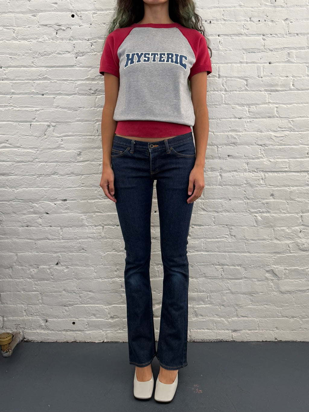 Hysteric Glamour Two-Tone Raglan Sweatshirt