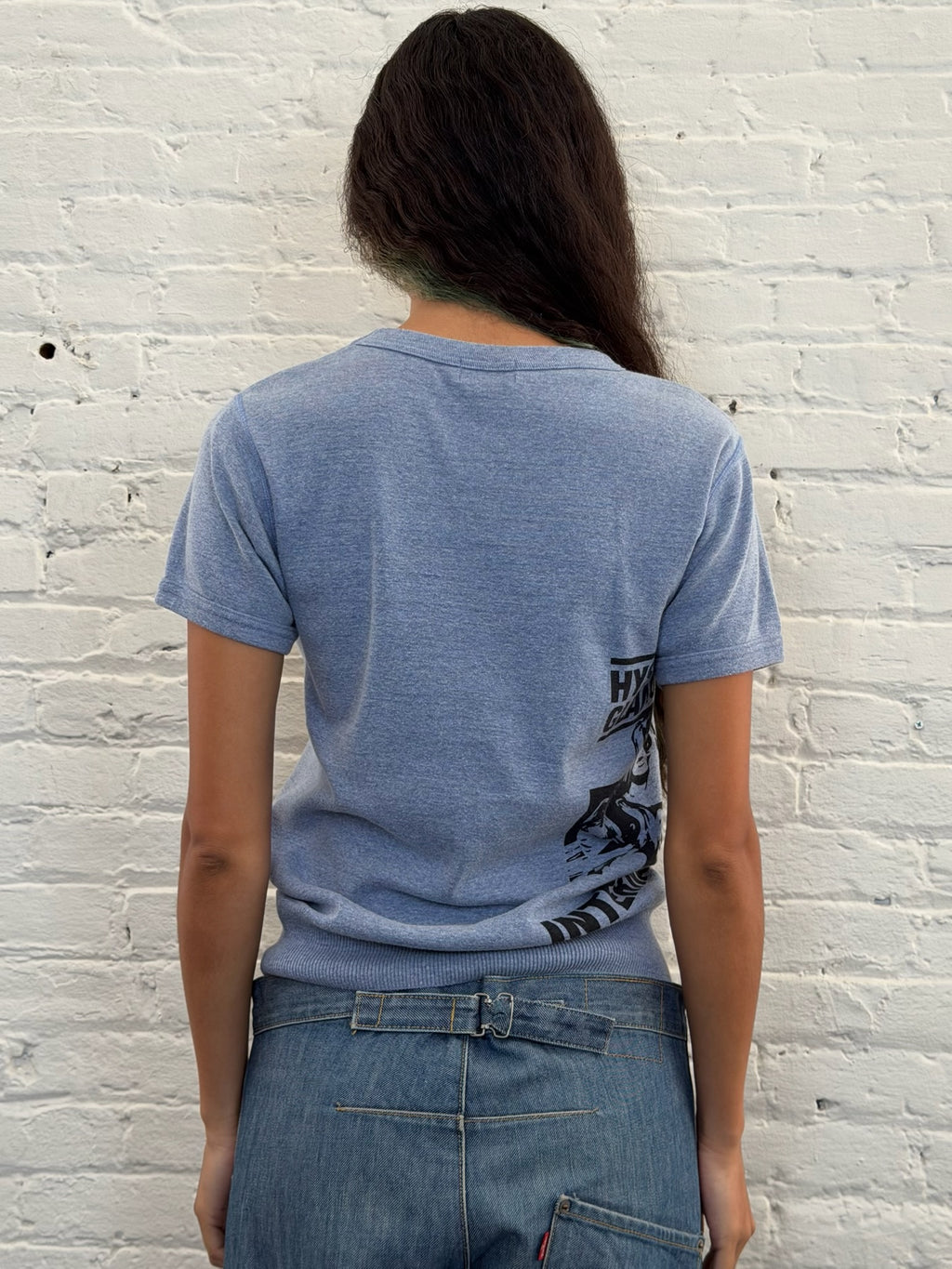 Vintage Hysteric Glamour Light Blue International Sweater