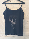 Hysteric Glamour Skull Lace Silky Top