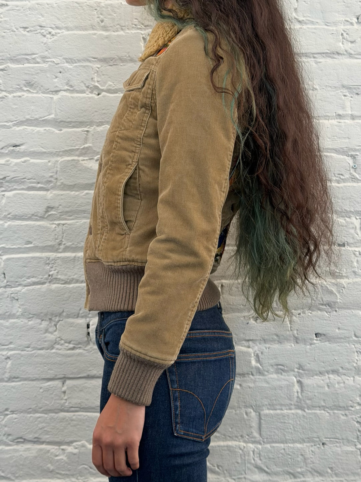 Hysteric Glamour Embroidered Corduroy Jacket