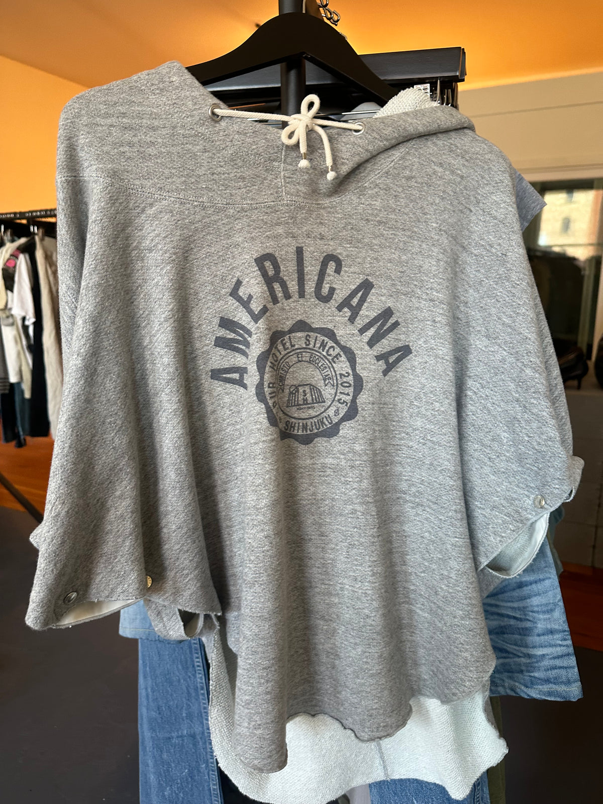 Americana Hooded Poncho