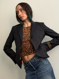 2005 Dsquared2 Pinstriped Wool Blazer/Skirt Set