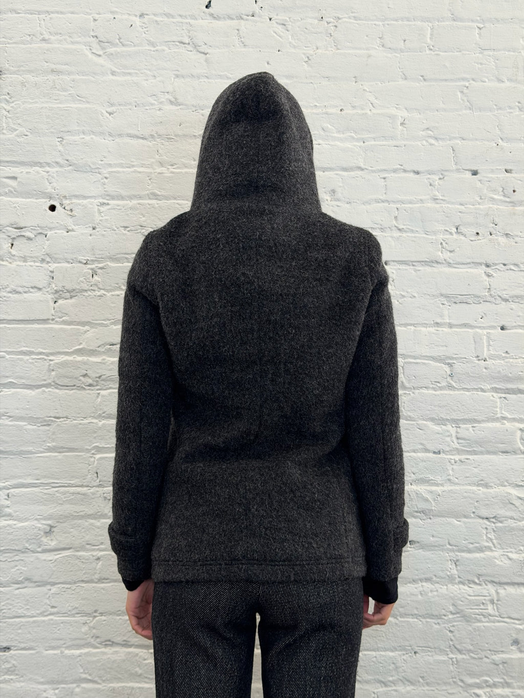 Morgan Homme Double-Breasted Boiled Wool Coat