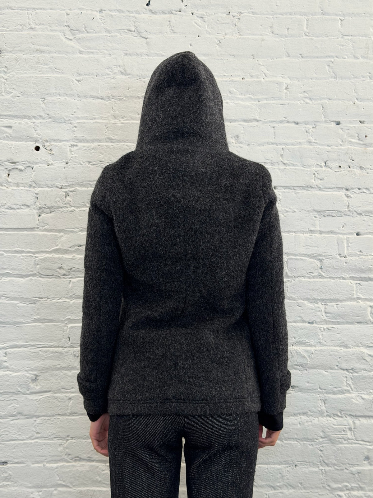 Morgan Homme Double-Breasted Boiled Wool Coat